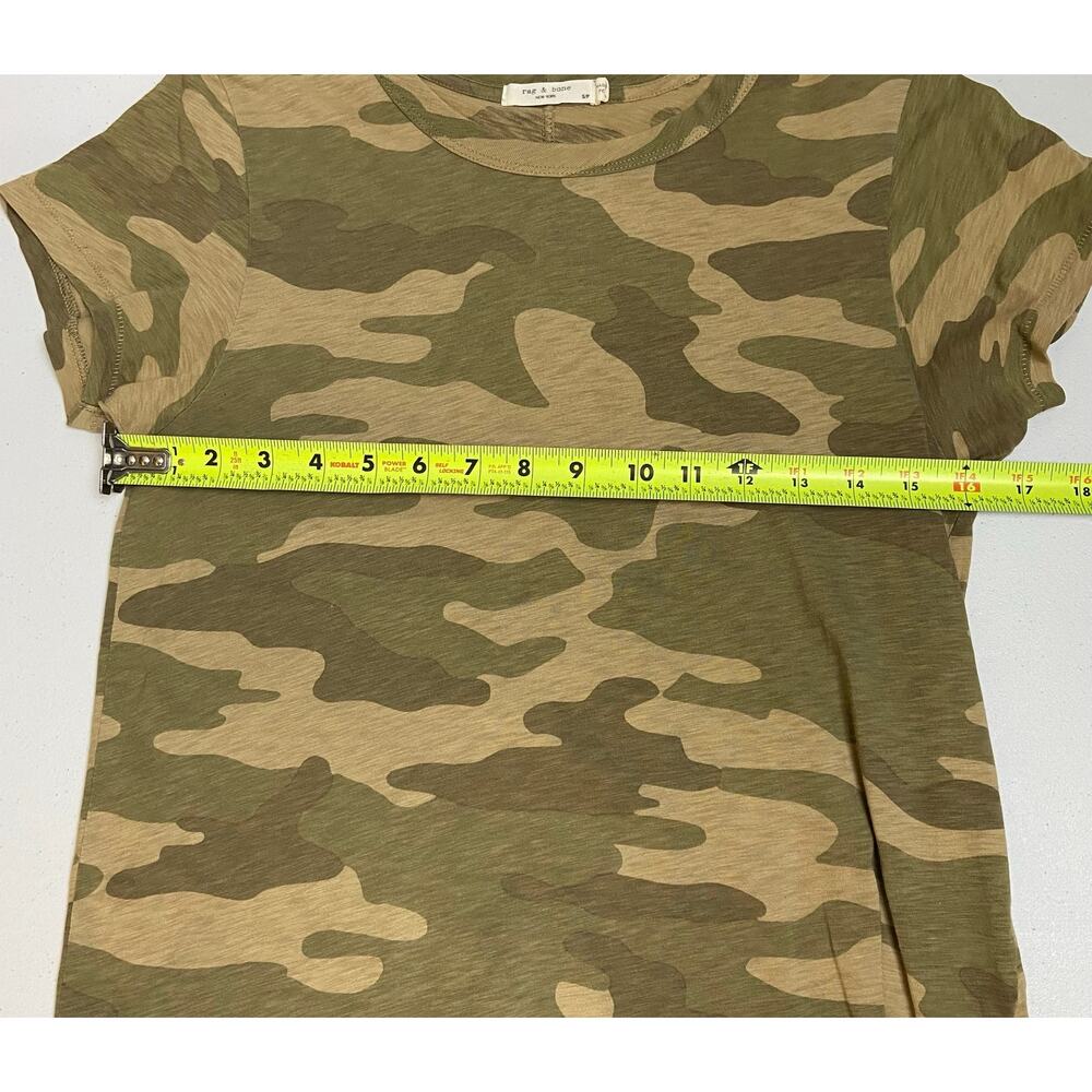 Rag & Bone 100% Pima Cotton Short Sleeve Camo Tee T-shirt Size Small - Picture 9 of 10